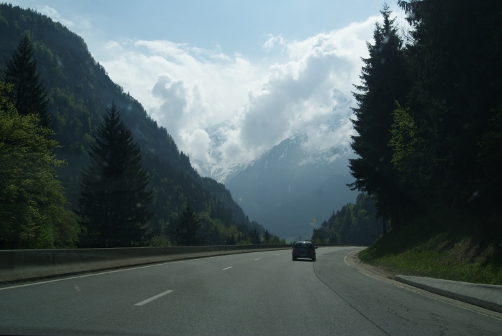 The drive from Annecy to Chamonix