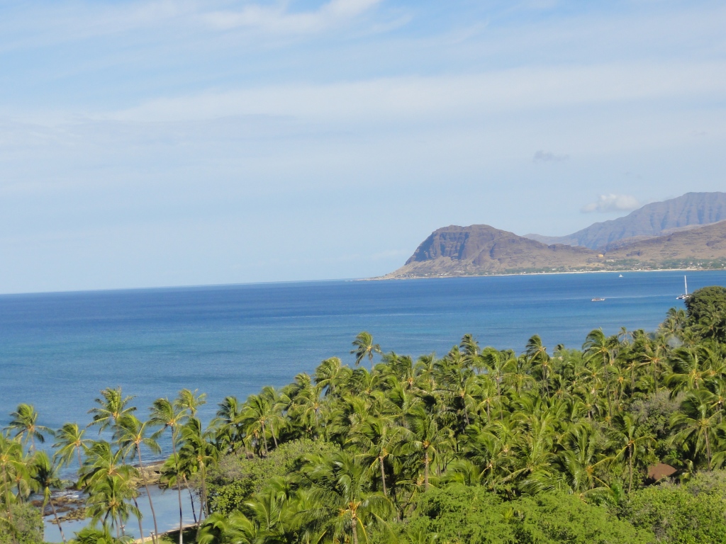 The coast of Ihilani, Oahu