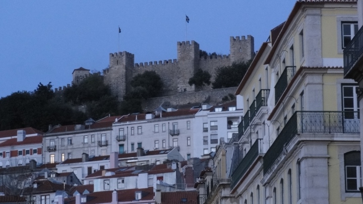 A last glimpse of the Lisbon Castle