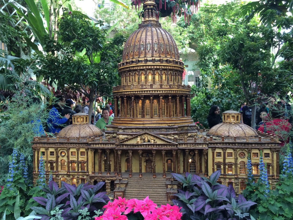 The Capitol recreated at the National Botanic Gardens